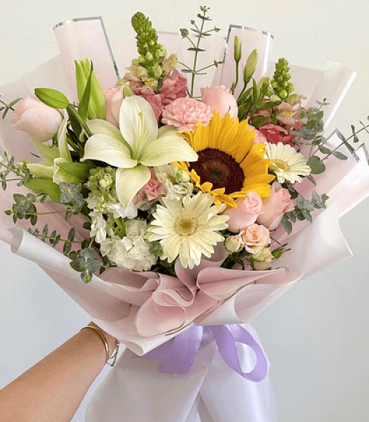 Rüya Bahçesi Karışık Çiçek Buketi