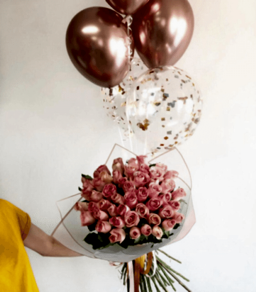 51 Pembe Güle İsteme Çiçeği