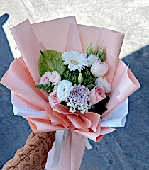 Pudra Delux Çiçek Buketi