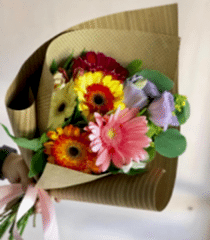 Gerbera Lisyantus Buketi