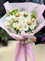 Çikolatalı Papatya Buketi